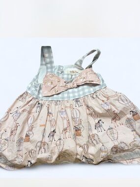 Matilda Jane Pastel Pink & Blue Balloon Safari Sundress